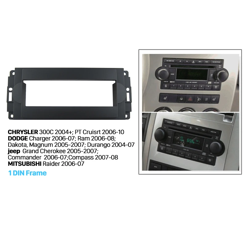 Seicane HighQuality 1DIN Car Radio Fascia for 2004+ CHRYSLER 300C