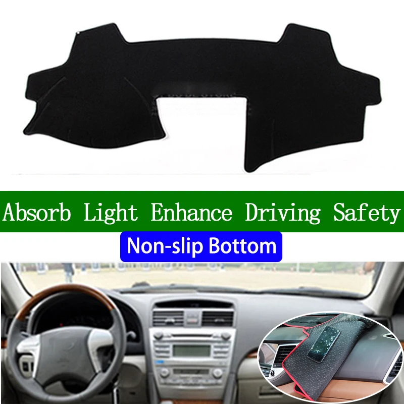 

For Toyota camry 2006 2007 2008 2009 2010-2012 Non-slip Bottom Dashboard Cover Car Decals Car Stickers Interior Car Accessories