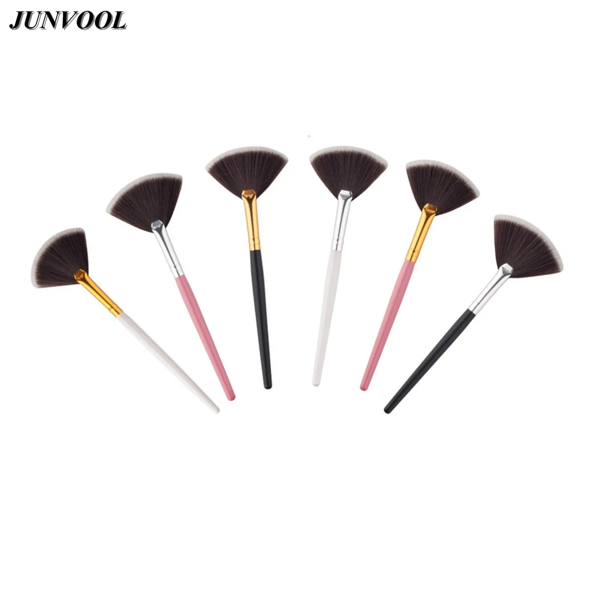20Pcs Fan Brushes Portable Slim Professional Makeup Brush Blending