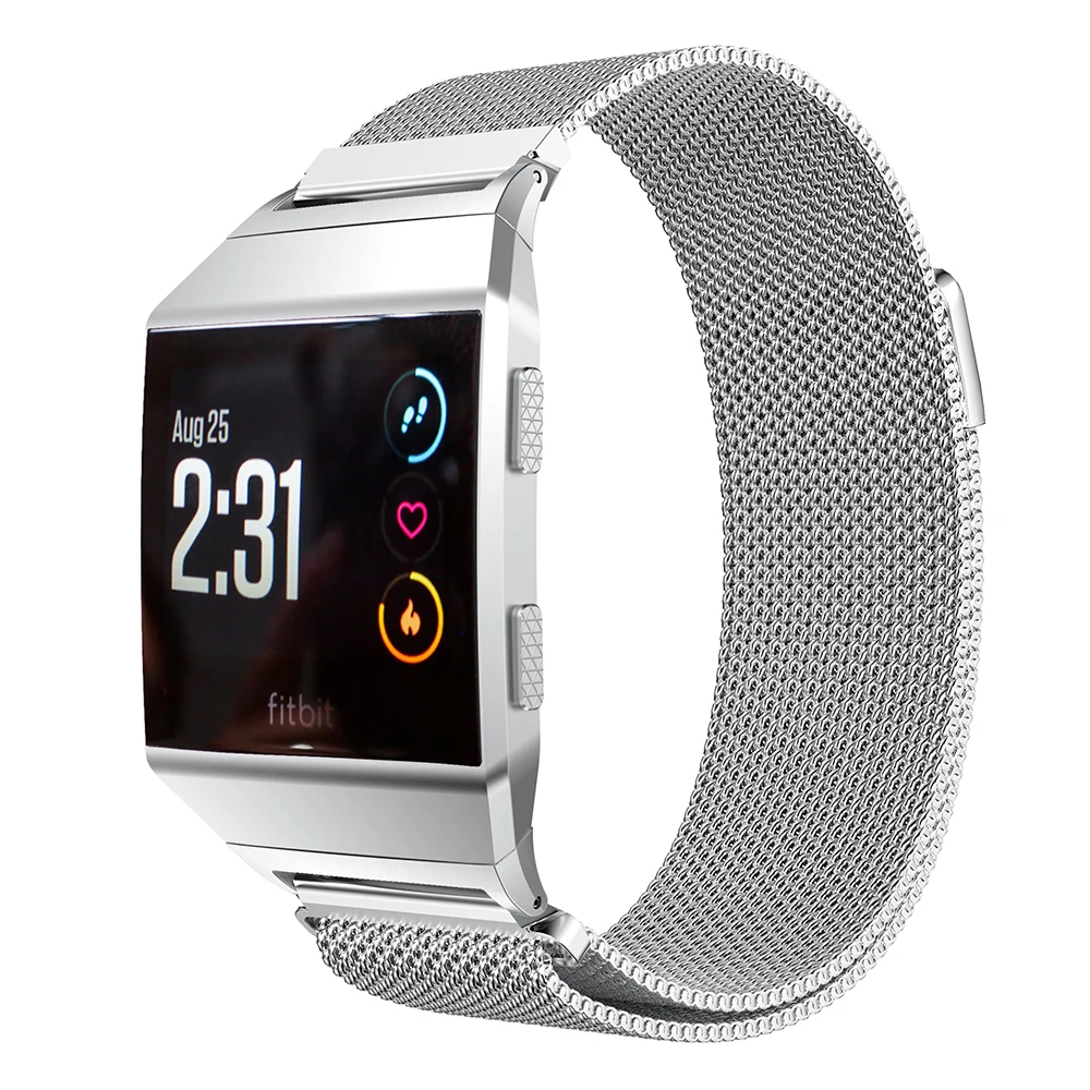 Миланские магнитные полосы для Fitbit ionic умный ремешок для часов металлический браслет для ionic Замена фитнес часы ремни