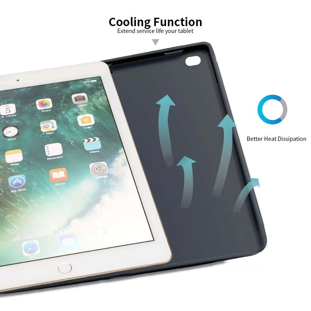 Чехол для iPad 9,7 Чехол для iPad Air 2 Smart Cover для iPad 6-го поколения чехол 9,7 дюймов Air 1 чехол