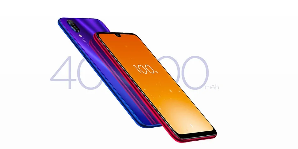 Глобальный Встроенная память Xiaomi Redmi Note 7, 3 Гб оперативной памяти, 32 Гб встроенной памяти, смартфон S660 Octa Core 4000 мАч 6," полноэкранный 2340x1080 48MP+ 13MP мобильного телефона из закаленного стекла