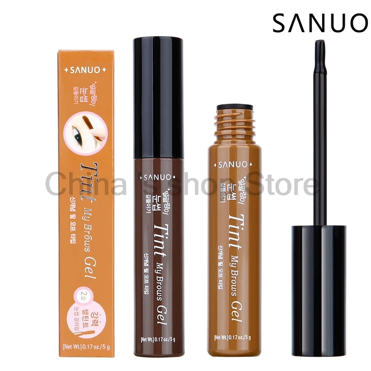 SANUO Brand Newest Gray Color Eyebrow Tint Testa Peel Brow Eyebrow