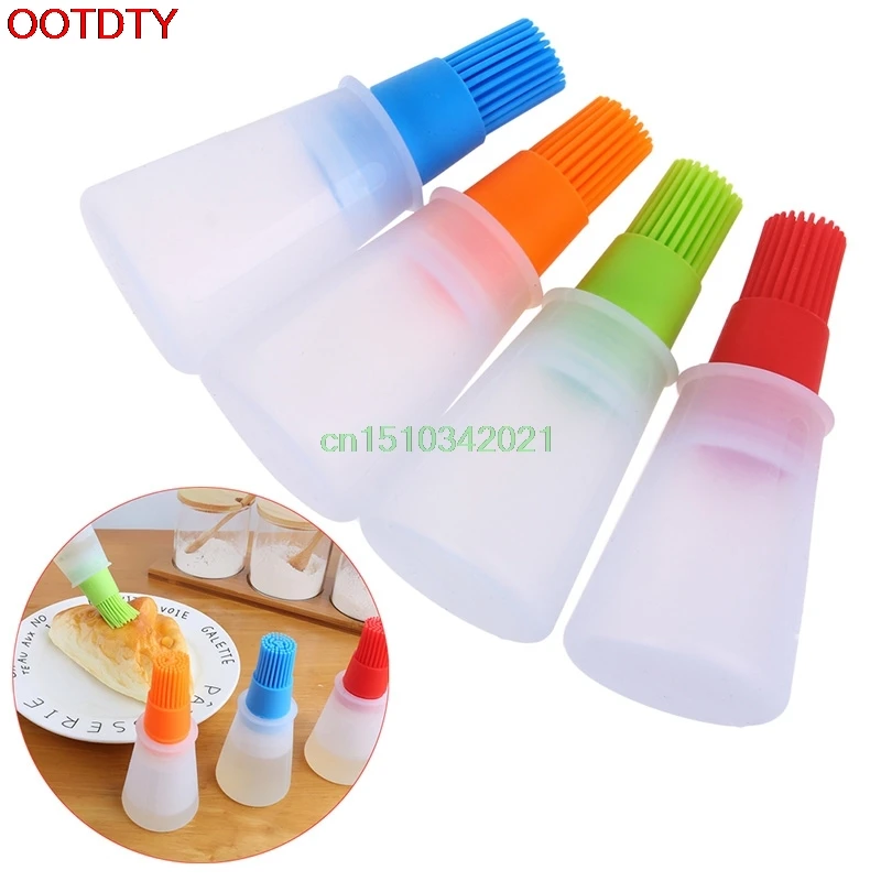 Honey Oil Brush Bottle Silicone Cooking Baking Basting BBQ Pancake Kitchen Tool Honey Oil Brush Bottle Silicone Cooking Baking Basting BBQ Pancake Kitchen Tool