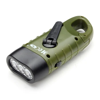 

THORFIRE Mini Emergency Hand Crank Solar Flashlight Rechargeable LED Light Lamp Charging Powerful Torch For Outdoor Camping