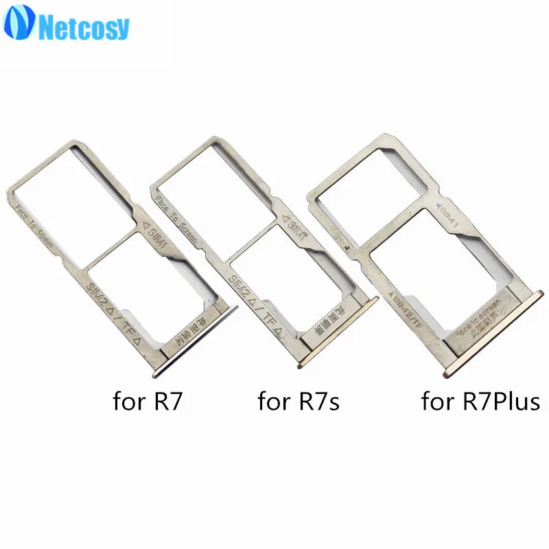 

Netcosy SIM Card Tray Slot Holder Adapter for OPPO R7 Plus R7s R7Plus Replacement Repair Parts Quality Phones Accessories