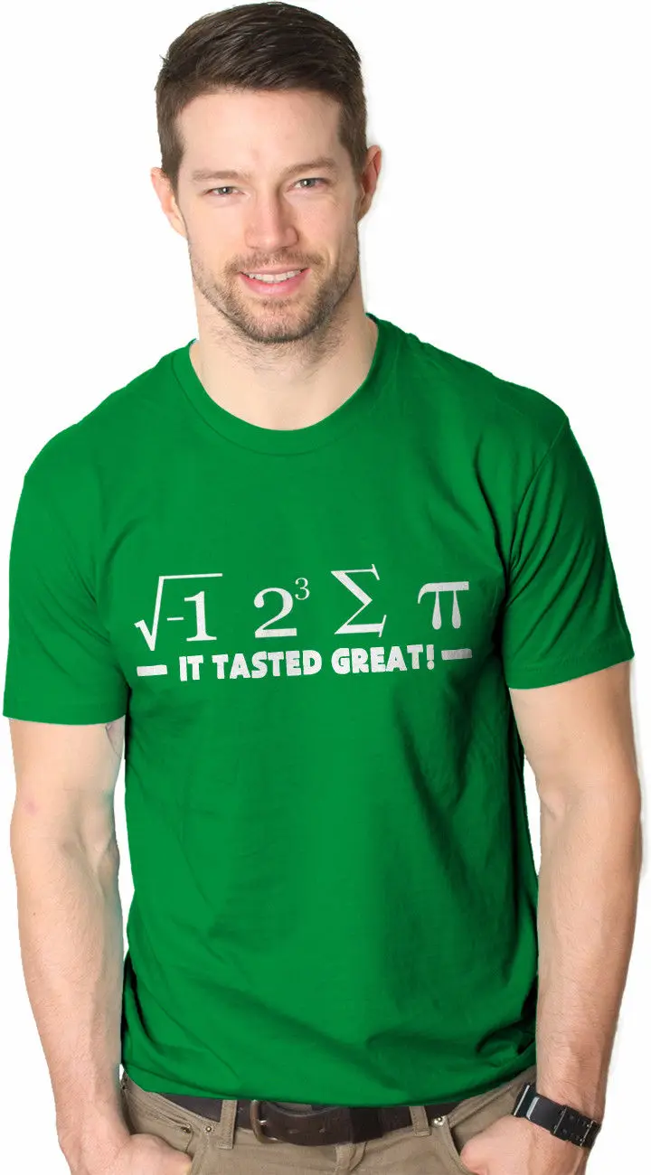 Mens I 8 sum Pi and it was Delicious Funny Mathematic Equation T shirt