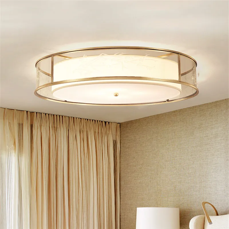

modern creative copper romantic deco LED ceiling light fixture for living room children bedroom lamp plafond lamp kitchen lamp