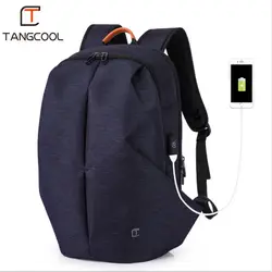 Tangcool рюкзак мужской большой емкости Компьютерная сумка usb зарядка модный рюкзак новый дорожный мужской рюкзак водостойкий Противоугонный