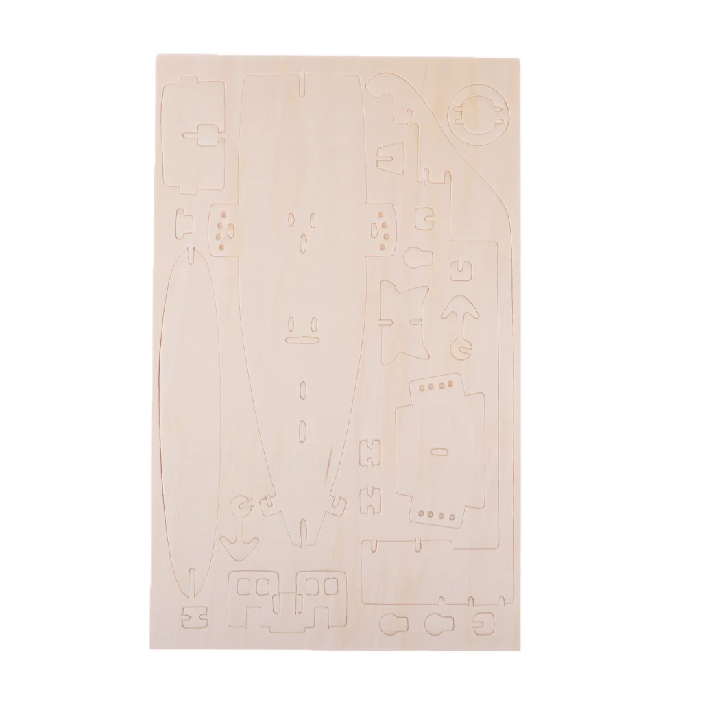 Self Assembled Wood Intellectual Puzzle Wooden Model Sailling Ship Model Kids Children Intelletual Toys Home Decor