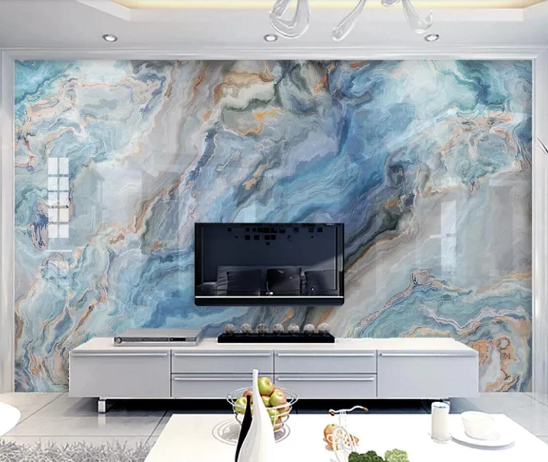Blue Marble Wallpaper Mural for Living Room Contact Paper Murals Custom 3d  Photo Wallpapers Nature Wall Murals Wallpaper Roll|Giấy dán tường| -  AliExpress