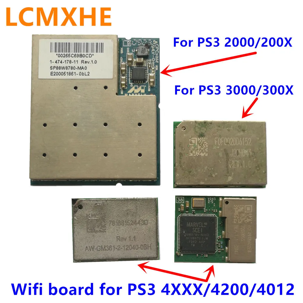 Оригинальный WI-FI boardFor PS3 2000 3000 4000 4200 беспроводной модуль Bluetooth Wi-Fi для Playstation 3 супер