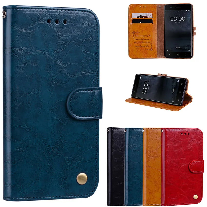 

Flip Case for Nokia 5 TA-1053 TA-1024 Cases Phone Leather Cover for Nokia5 Global Dual TA 1053 Butterfly Wallet Silicone Cases