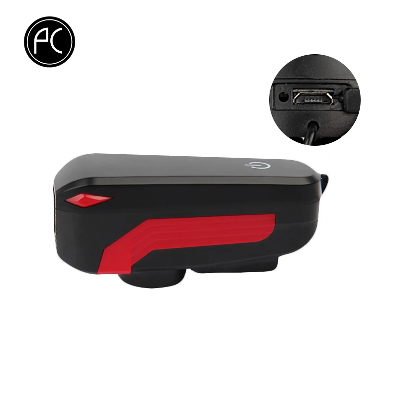 Велосипедный звуковой сигнал pвелоспорт головной свет зарядка через USB T6