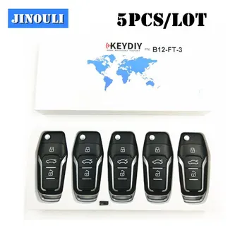 

5pcs/Lot Original KEYDIY Universal Remotes car Key 3 Button B-Series B12-3 remote control for KD900 KD900+ urg200 key programmer