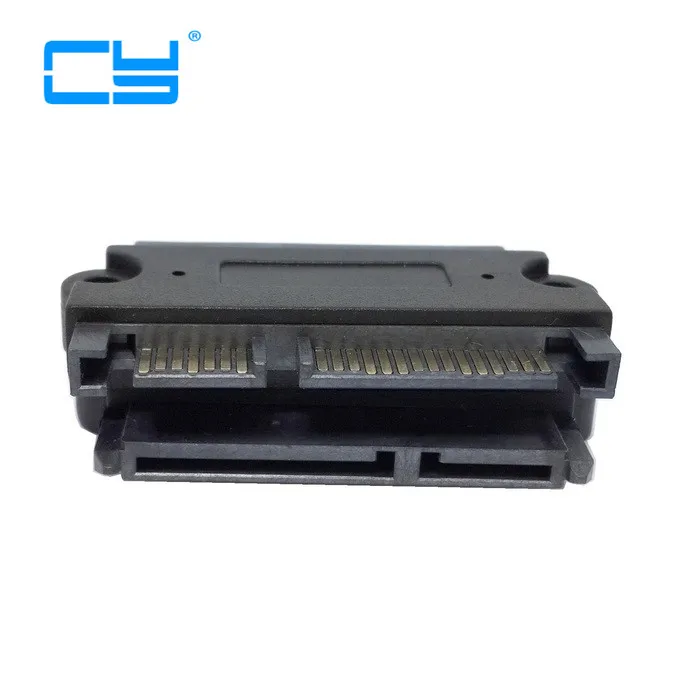 3 5 &quotи 2 дюйма SATA 22Pin 7 + 15 папа на 22P Женский адаптер конвертер с винтовыми