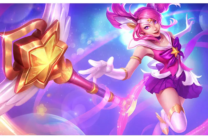

lol new Skin Star Guardian Lux pvc sexy figure toy doll 14cm Model Kids Toy