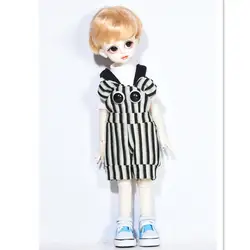 1/6 BJD SD одежды куклы аксессуары Повседневная футболка комбинезон для Blythe Doll, милая игрушка Костюмы куклы наряды для азона куклы