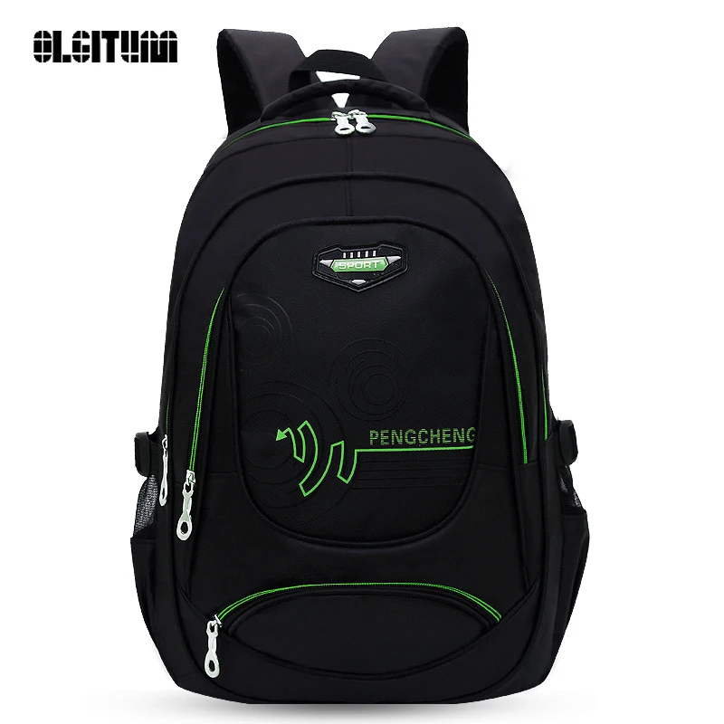 School students bags male and female 3 4 6 grade school bags college wind burden children