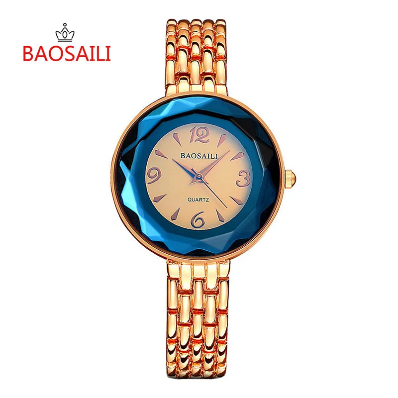 

2018 New BAOSAILI Blue Gold Women Watch Dress Luxury Watches Fashion Creative Quartz Watch Minimalist Lady Bracelet watch 20