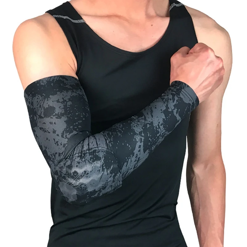 1pc Arm Sleeve Elastic Breathable Anti-sweat Anti-slip Protective Hand Elbow Protection Cover Outdoor elbow support elbow brace