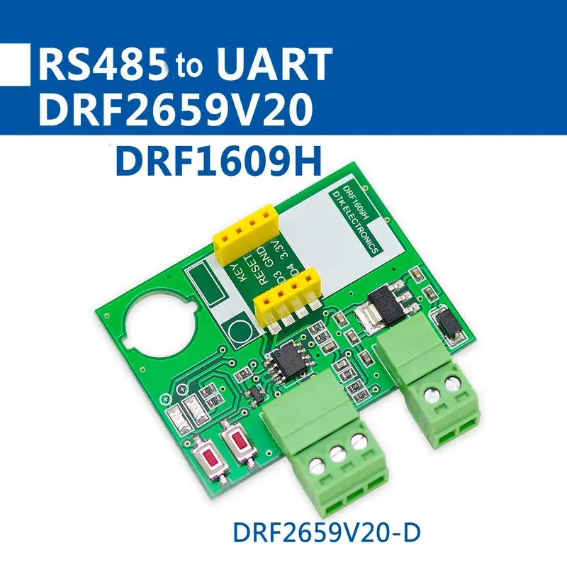

RS485 to UART Backplane, RS485 Adapter Board for DRF1609H Module