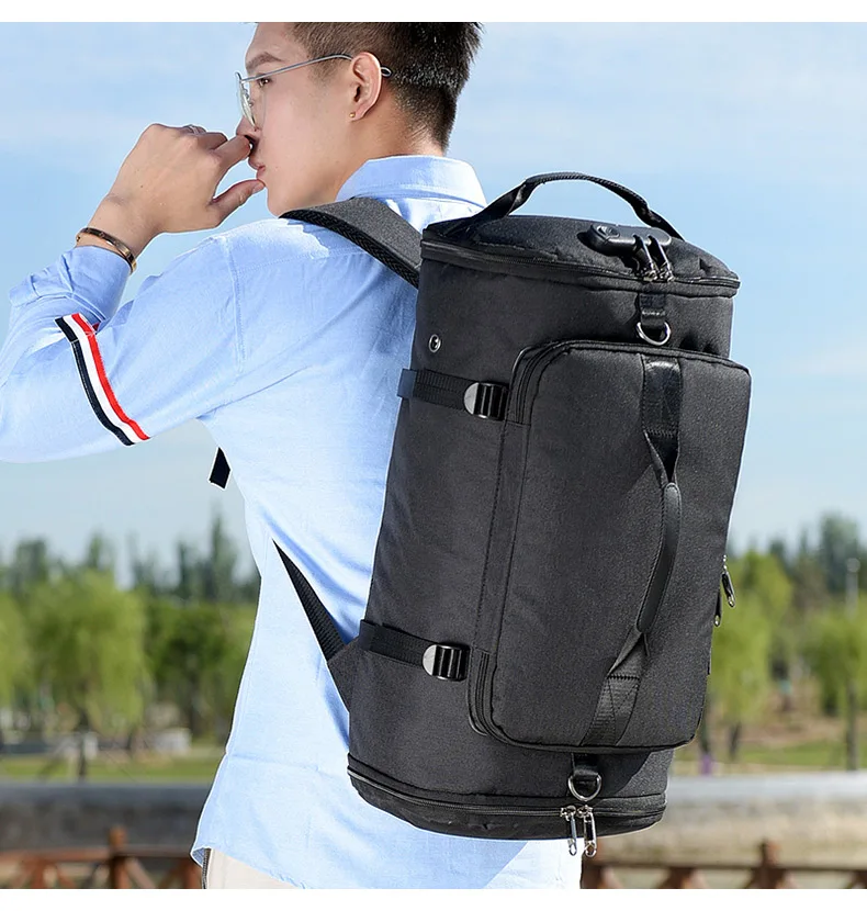 Мужская Дорожная сумка, многофункциональные сумки для путешествий, рюкзак для ноутбука, USB зарядка, сумка через плечо для выходных, Противоугонный рюкзак XA103ZC