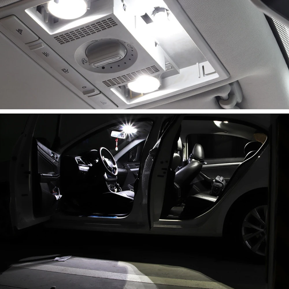 2 шт. T10 светодиодный W5W 3030 SMD Габаритные фонари для автомобиля лампа для чтения ширина автомобиля светильник авто автомобиль купол двери аксессуары для ламп