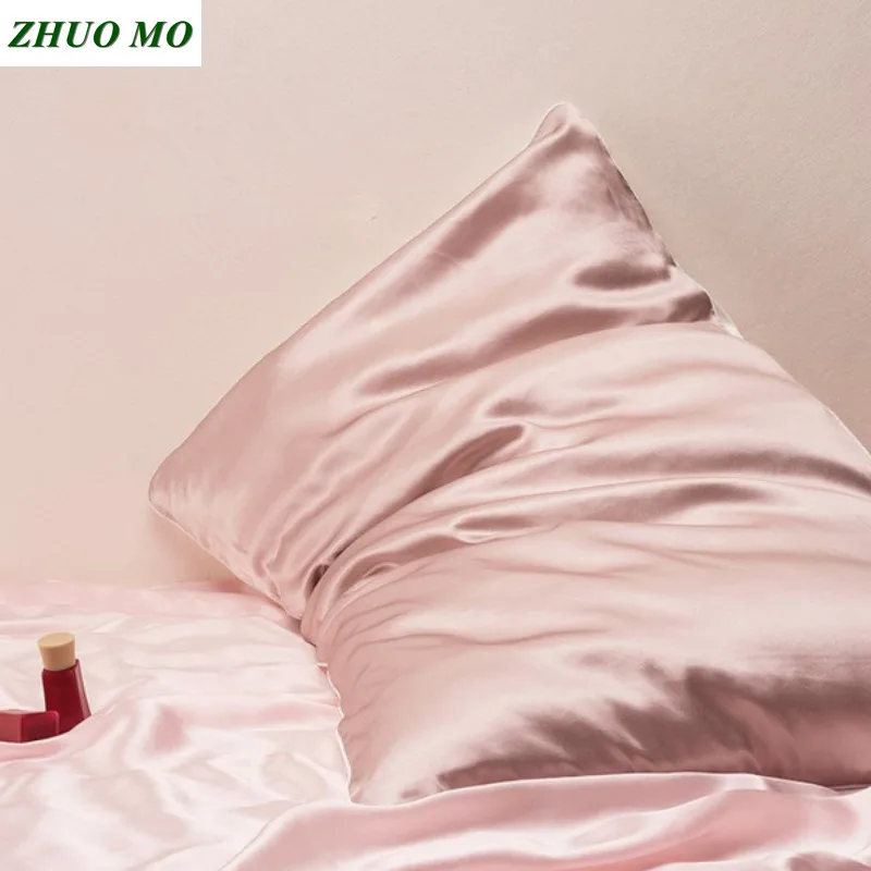 48*74cm 100 Pure Mulberry silk pillowcase for Luxury European