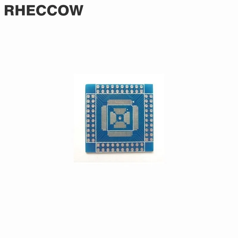 QFN/TQFP/LQFP QFP 16 80 pin 0 5 мм шаг для dip pcb Адаптерная плата 2 стороны|dip pcb|qfn to dippcb board |