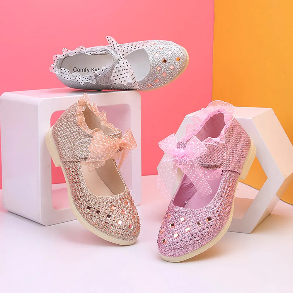 

Bling Sequins Kids Shoes Toddler Baby Girls Sneaker Dot Sole Kids Children Princess Lace Sequins Shoes melissa zapatos modis