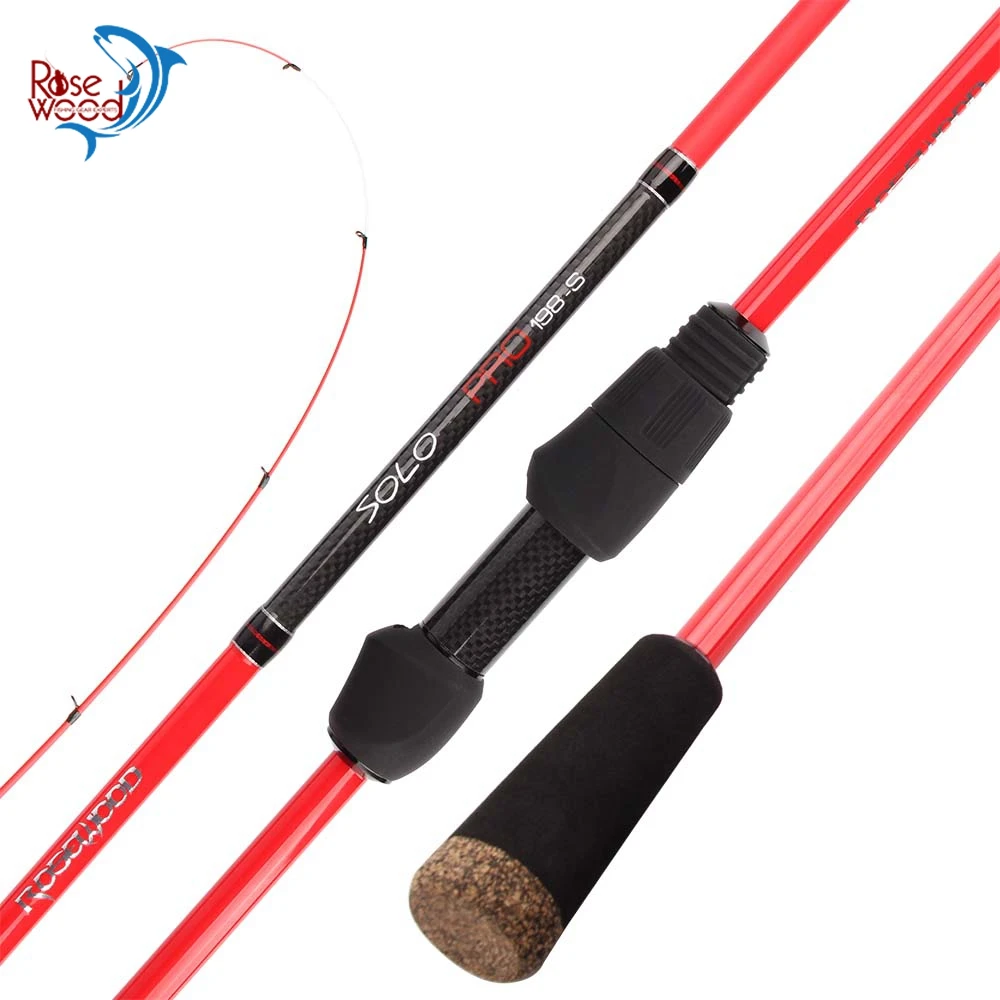 New Solo Pro 1.98m Baitcasting Rod Two Piece Spin Rod Fast Action Baitcaster Ultra Light Power