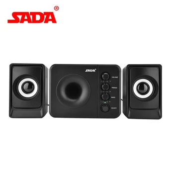 

SADA D-205 Portable Mini USB 2.1 Wired Combination Speaker Bass Music Player Subwoofer for Cellphone Laptop PC