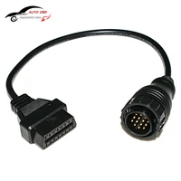 OBD2 OBD 2 сканер кабель круглое отверстие для Mercedes/Benz контакт 14 до 16 Pin Sprinter Средства диагностики авто Соединительный Кабель-адаптер - изображение