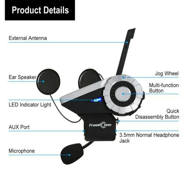 2 шт. дуплексная Bluetooth гарнитура st rex + 1pcL3 1pcL2 1500 м|helmet intercom headset|helmet intercomfull duplex |