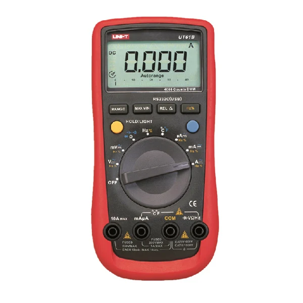 

UNI-T UT61B Modern Portable Digital Multimeters AC DC Meter