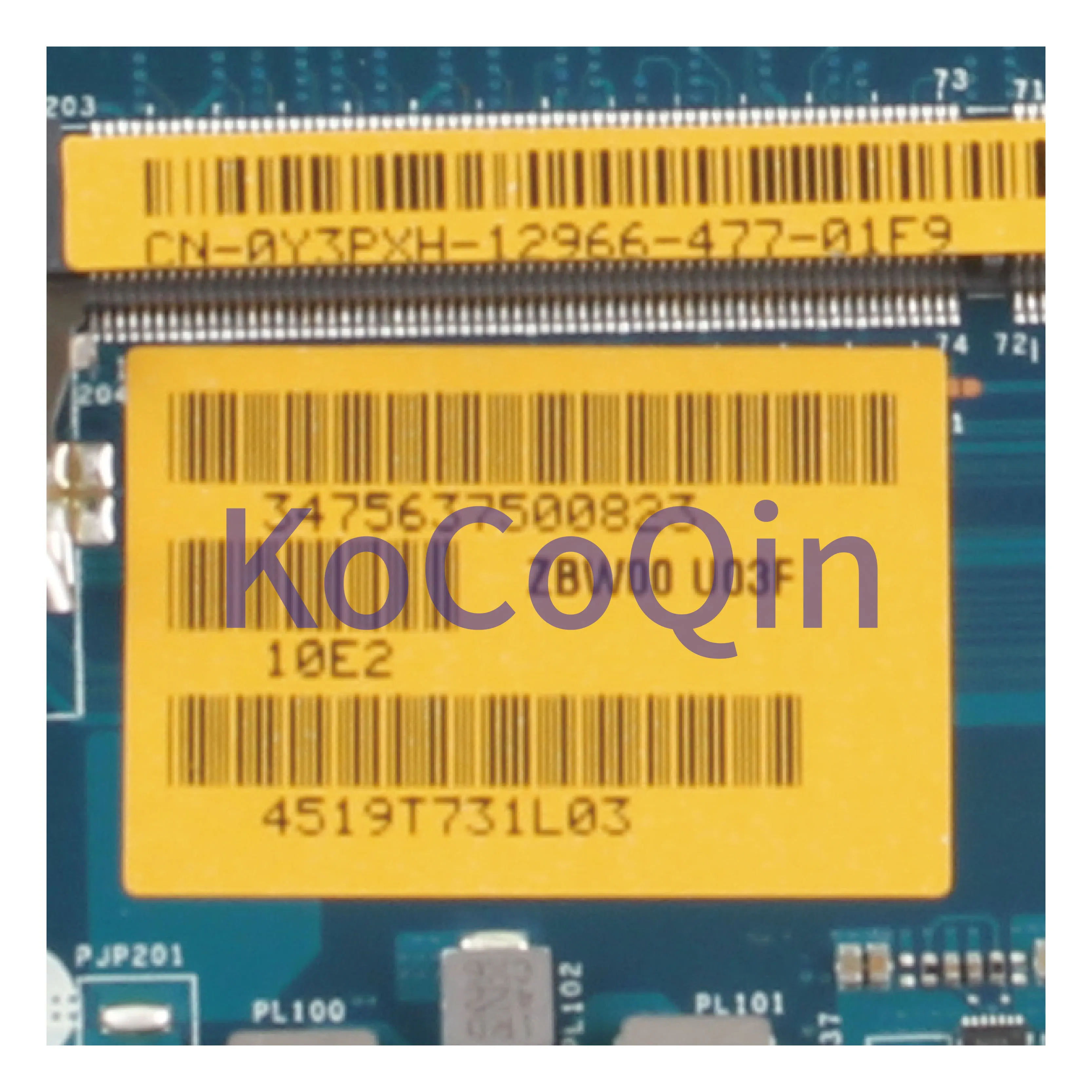 Kocoqin-placa-mãe para Laptop Inspiron 15 3531 Computador Placa Principal Placa-mãe para notebook - Imagem 4