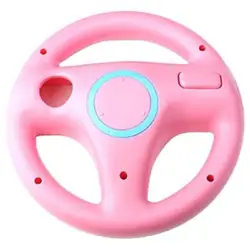 Лидер продаж; Новинка Мода руль Для nintendo wii Mario Kart пульт дистанционного управления Гонки розовый