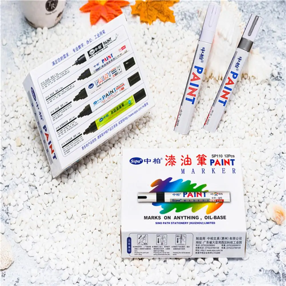 Vehicle Pro Magic Car Scratch Lacquer Oil Pen Tire Maker Pen Mending Repair Pen Car Accessories Motorcycle Logo Handwriting Pen