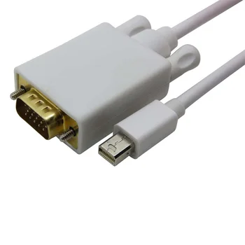 

Mini Displayport To VGA 1.8 Meter Adapter Cable Mini Display Port HD Converter For iMac Apple MacBook PowerBook