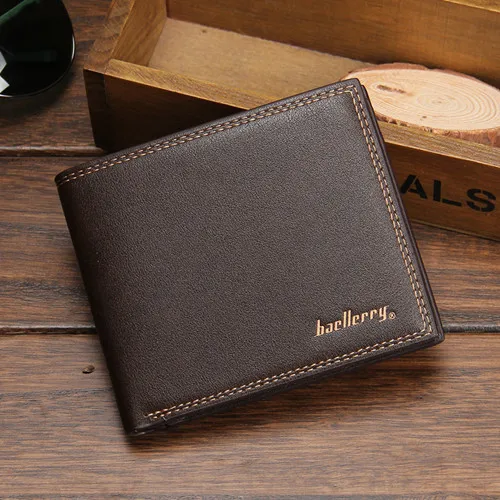 Billeteras cortas de cuero para hombre, carteras elegantes de negocios, monederos, masculina, gran oferta, male|business pursesfashion purse - AliExpress