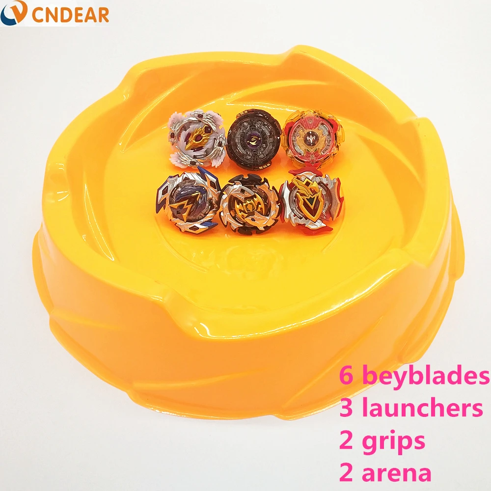

Beyblade Burst Toys Arena With Launcher Starter Bayblade Metal Fusion God Spinning Top Bey Blade Blades boy Toys 29cm*9cm D