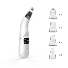 Вакуумный очиститель пор для лица для удаления черных точек, Электрический экстрактор акне, Комедон, инструмент для всасывания черных точек, светодиодный дисплей