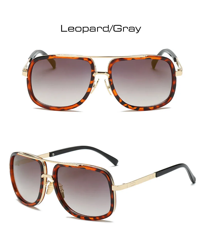 LOPERT новые роскошные солнцезащитные очки мужские брендовые металлические очки в крупной оправе Солнцезащитные очки Мужские UV400 Oculos De Sol
