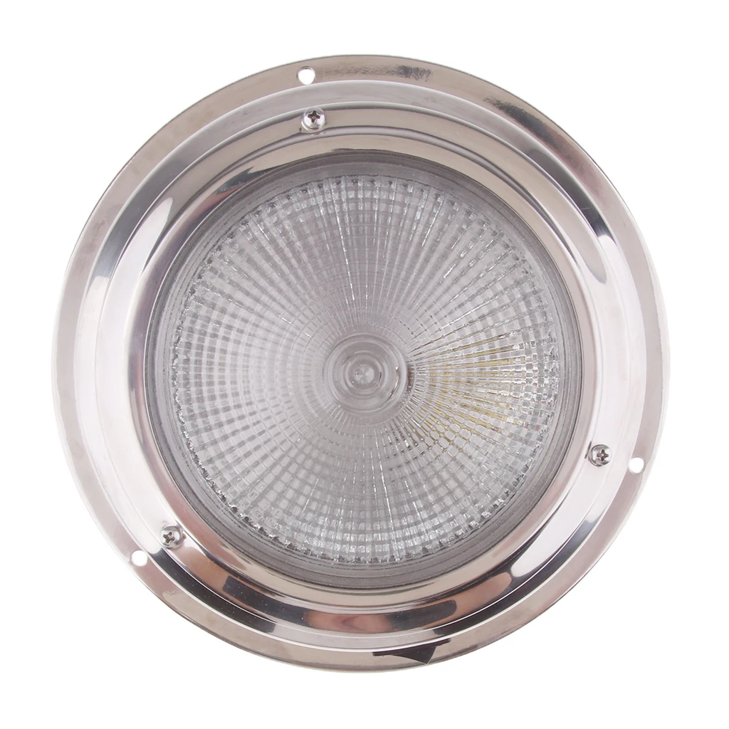 12V LED Recessed Down Light Cool/Warm White Ceiling Lamp Under Cabin Interior Light For RV Yacht Caravan Etc Waterproof Lens