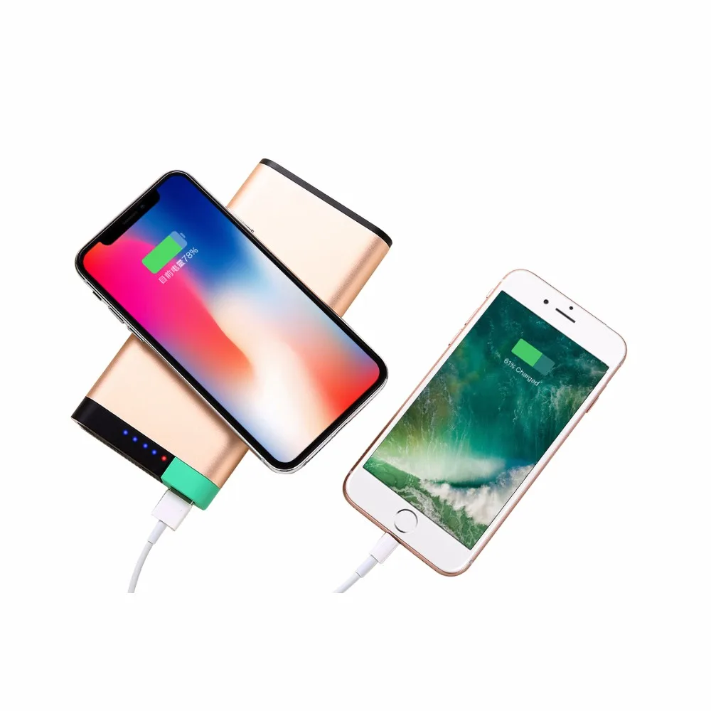 Power Bank 10000mAh QI Wireless Charger for iPhone X 8 Samsung S8 Note 8 Poverbank External Battery USB Type C Ports Powerbank Power Bank 10000mAh QI Wireless Charger for iPhone X 8 Samsung S8 Note 8 Poverbank External Battery USB Type C Ports Powerbank