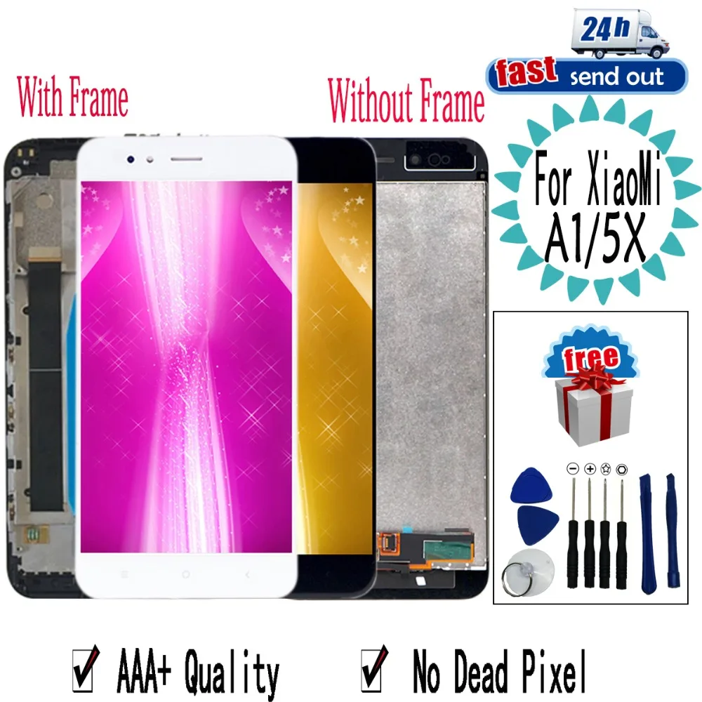 

5.5" LCD For XIAOMI Mi 5X Mi A1 LCD Display Mi5X MiA1 Touch Screen Tested Digitizer Assembly With Frame