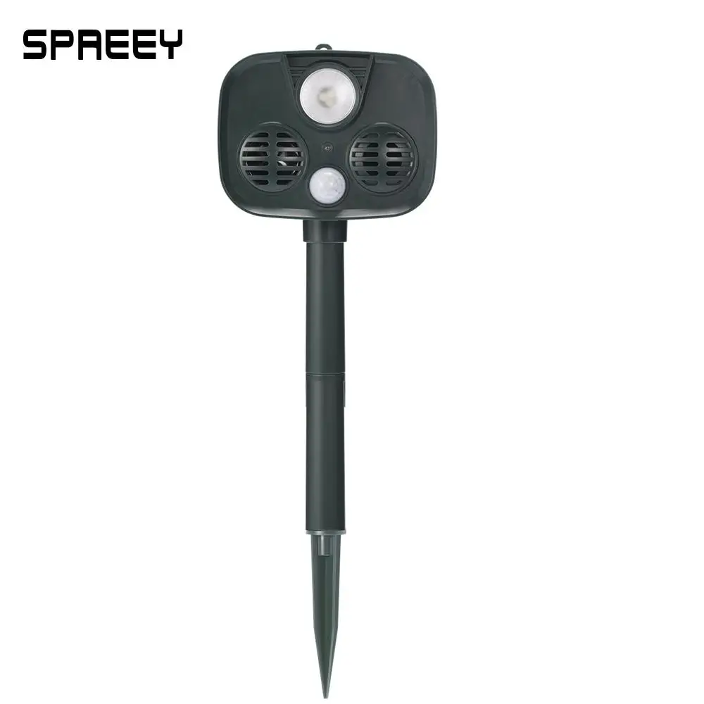 

Waterproof Solar Powered Snake Rat Dog Cat Repellent Animal Pest Repeller Garden Energy New Tech Ultrasonic Driver Drop Shipping