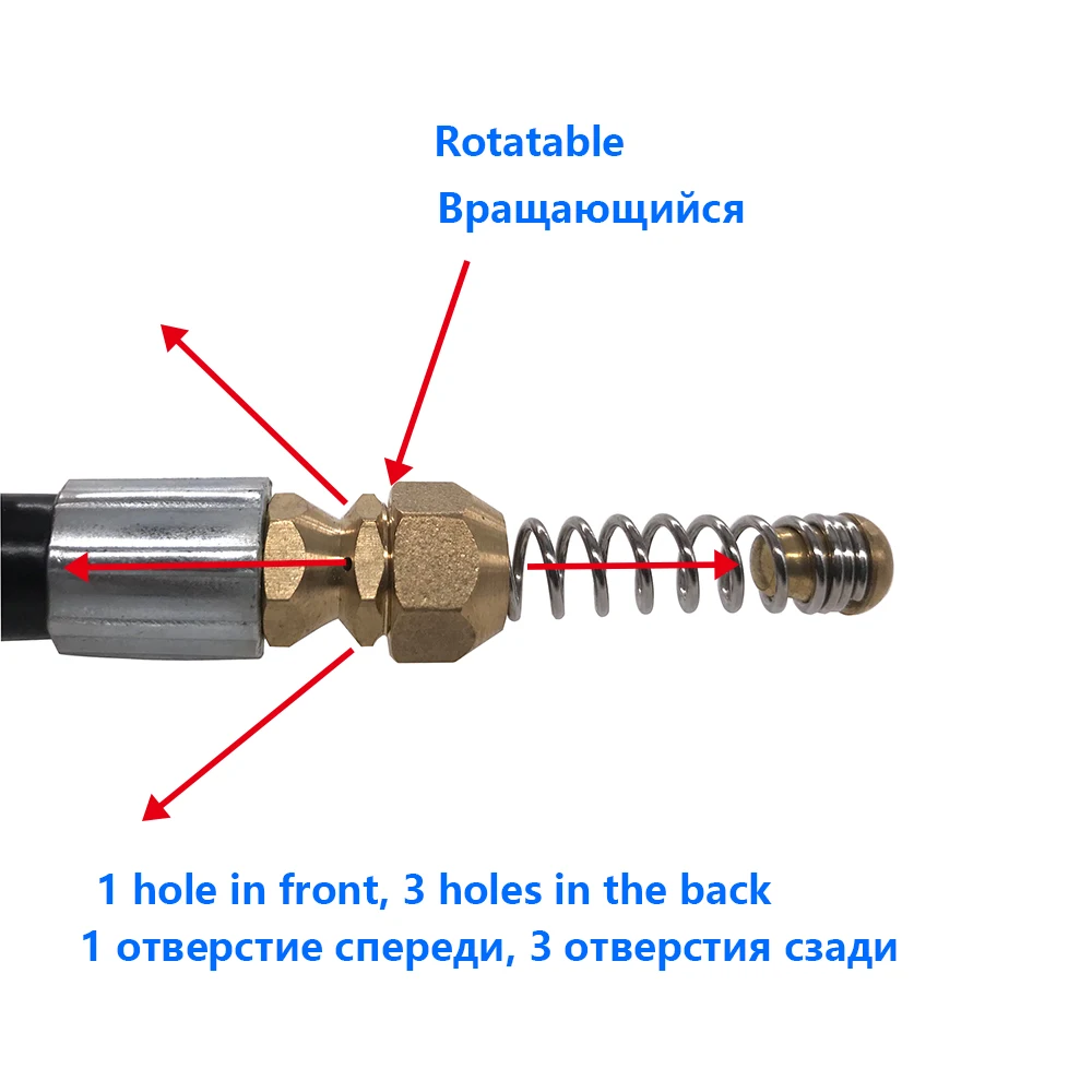 Очищающий шланг для канализационного слива воды для Lavor Parkside Foreman Sterwins Hitachi Sorokin Copokin Hammer Elitech мойка высокого давления