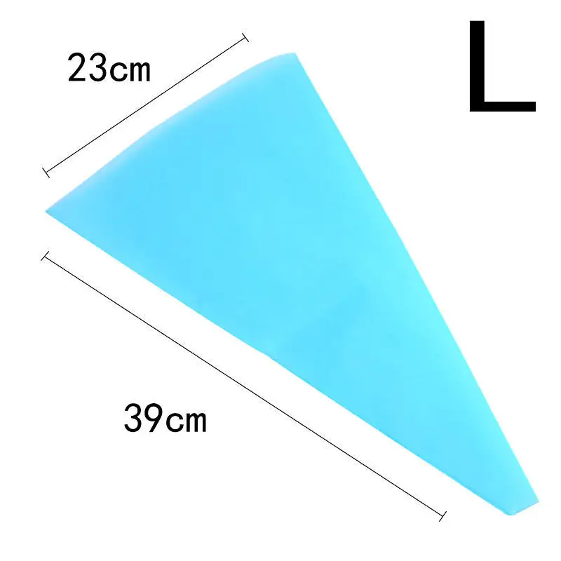 

1pc Reusable Silicone Pastry Bag Cake Tool Decorating Cream Icing Piping Bag Bakery Dessert Baking Accessories Durable Cream Bag